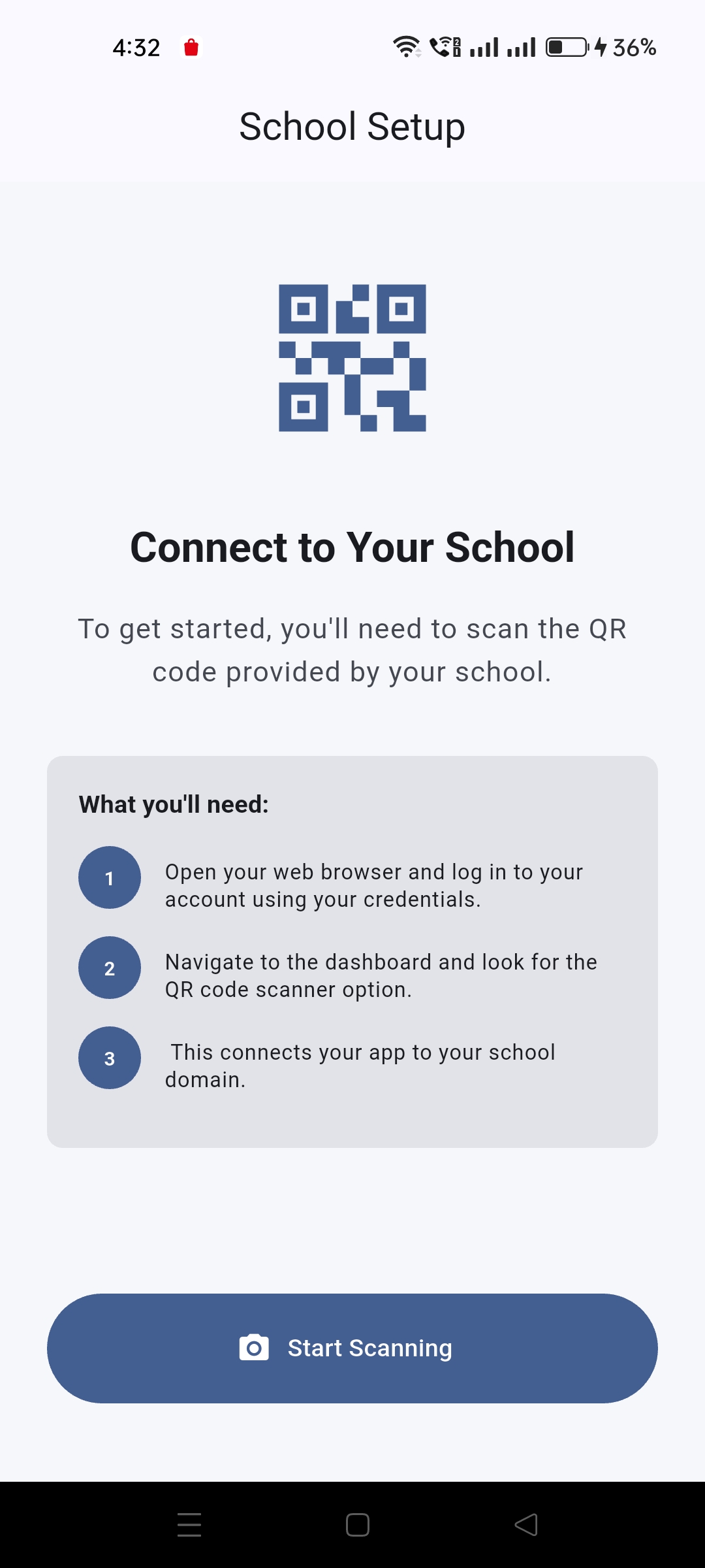Parent app screenshot 1