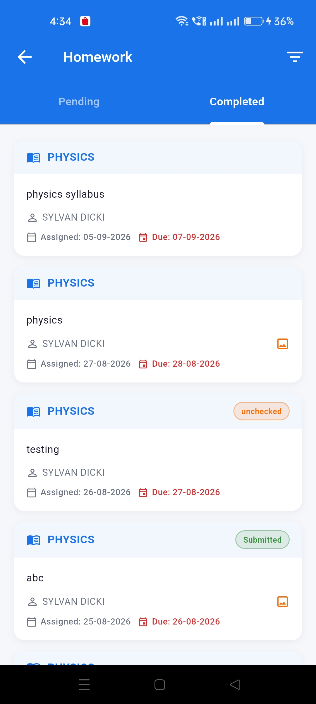 Parent app screenshot 10