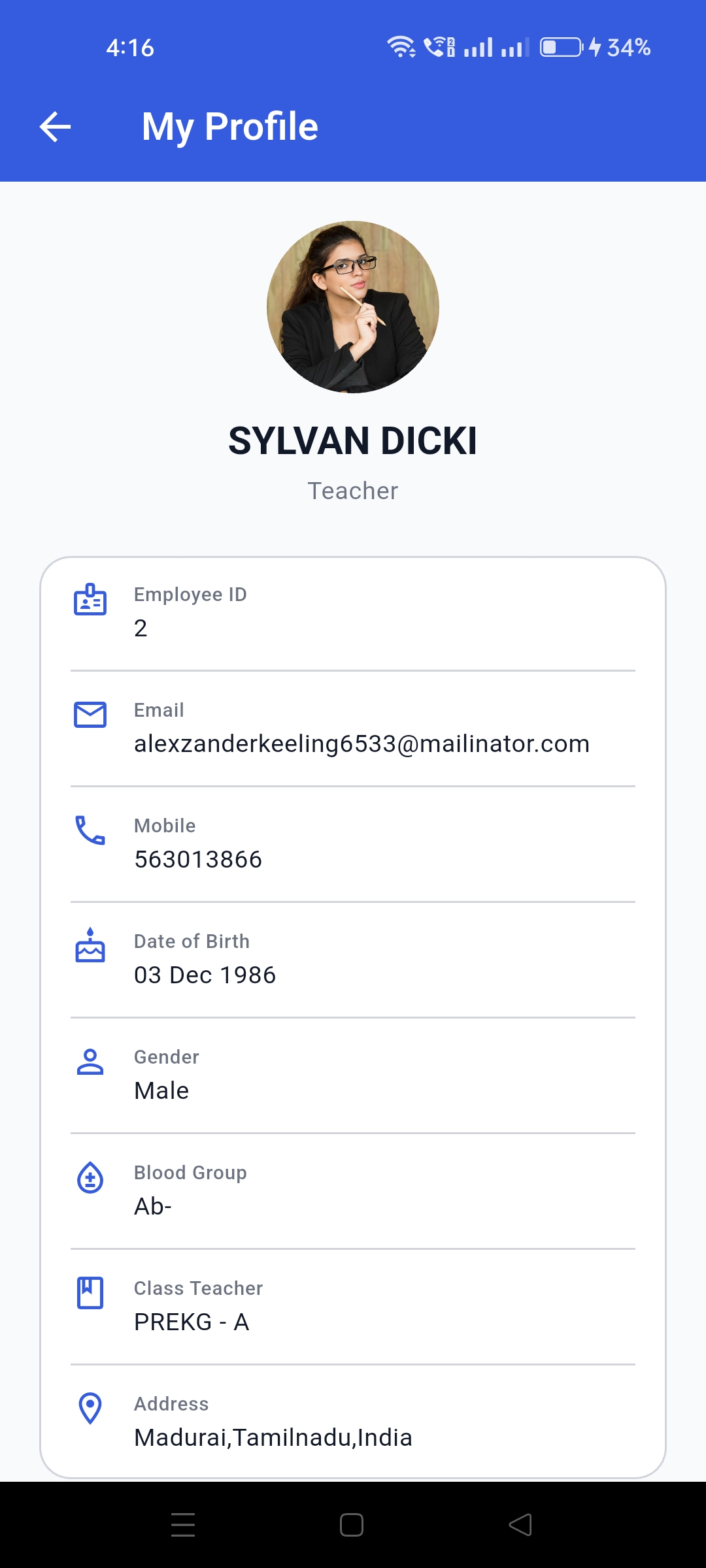 Teacher app screenshot 26