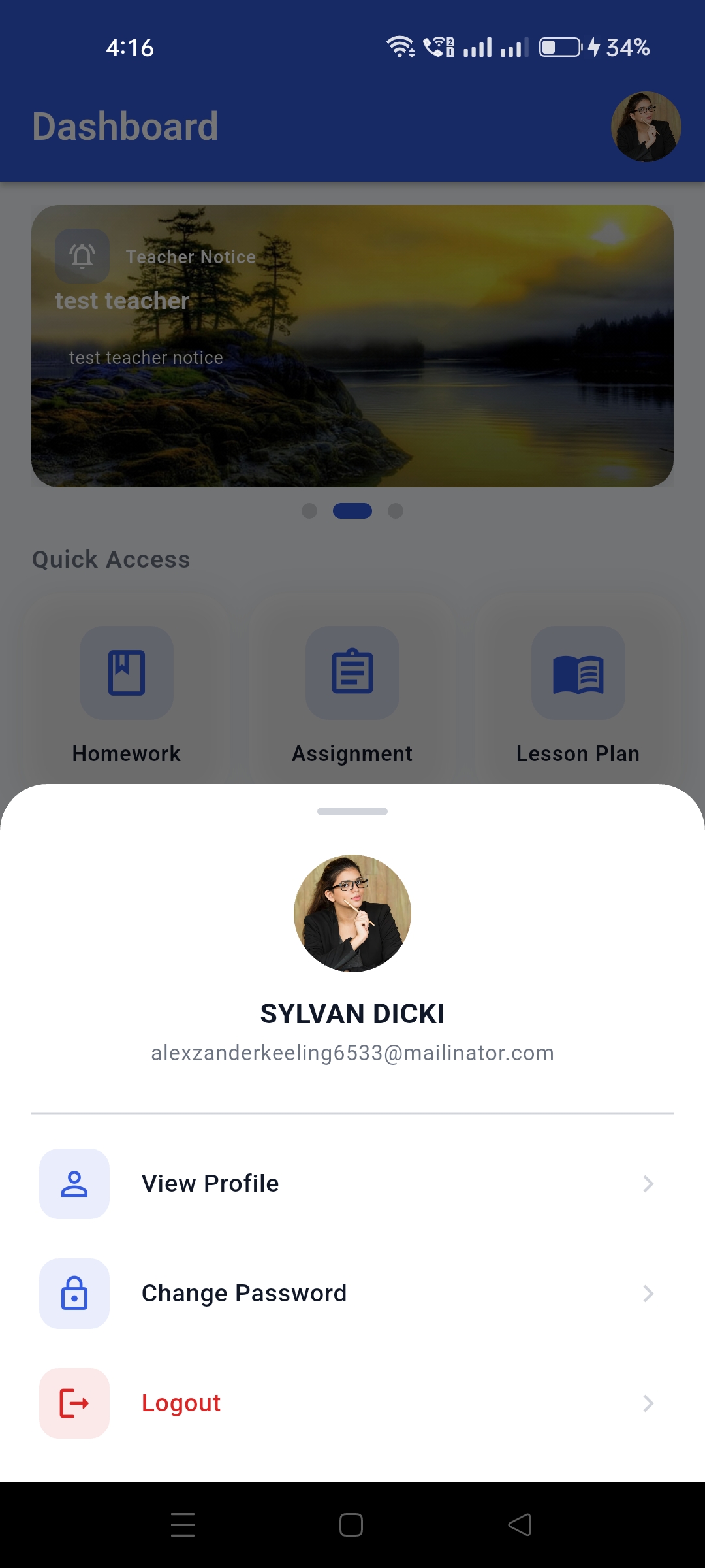Teacher app screenshot 27