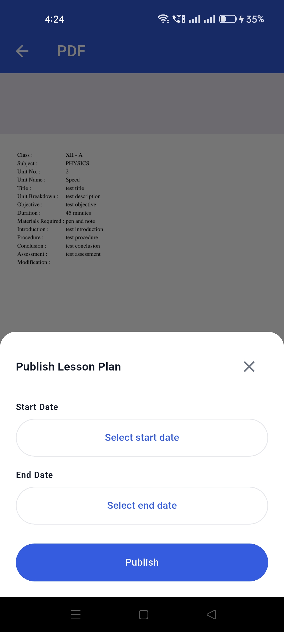 Teacher app screenshot 35