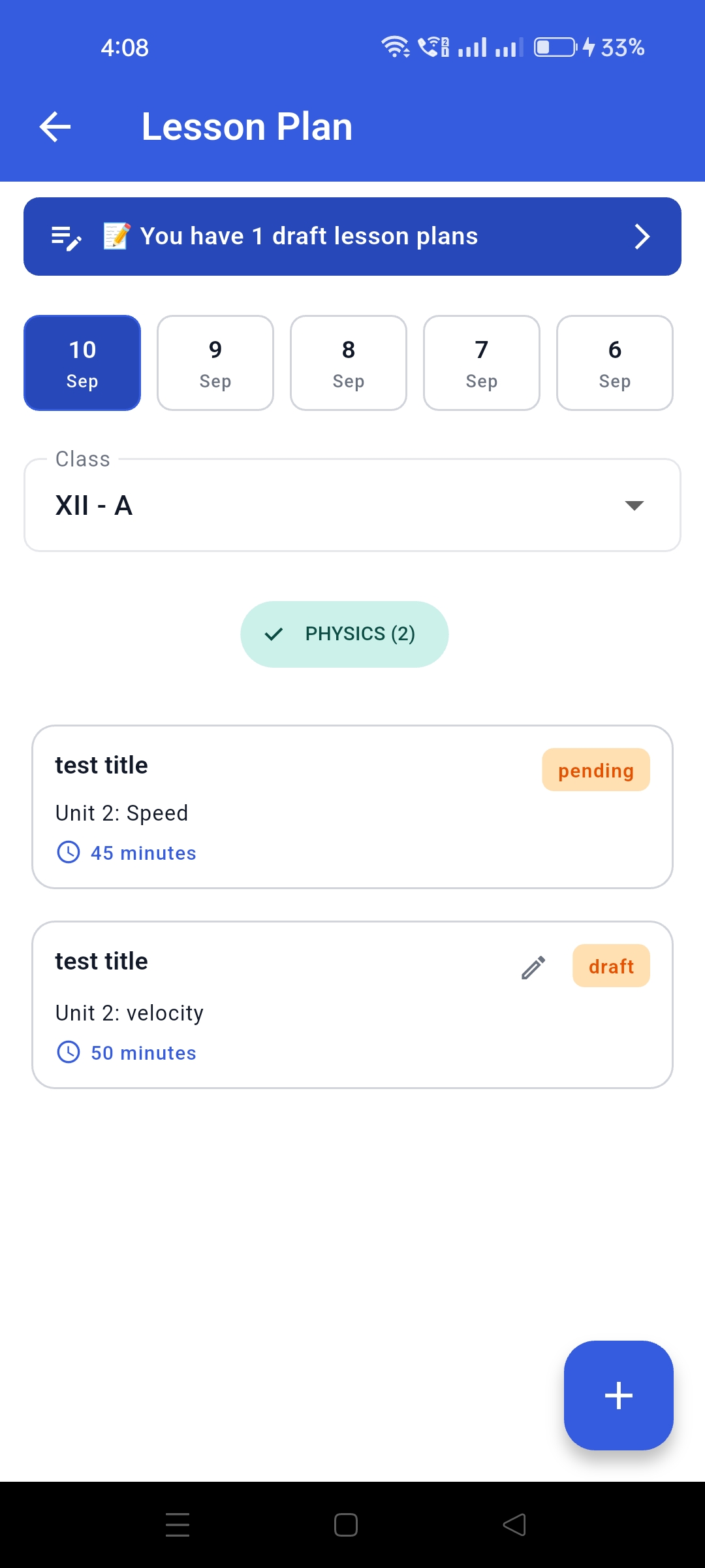 Teacher app screenshot 4