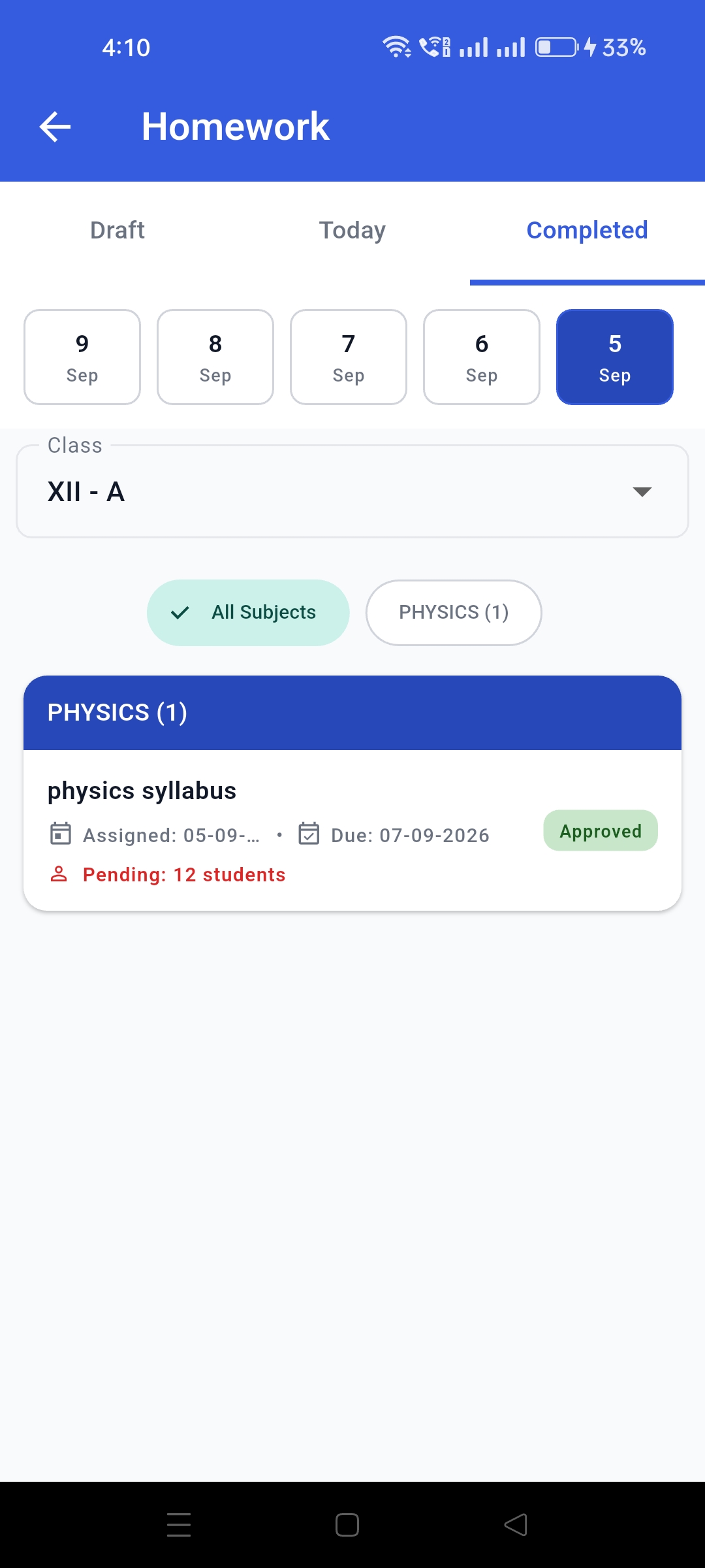 Teacher app screenshot 8